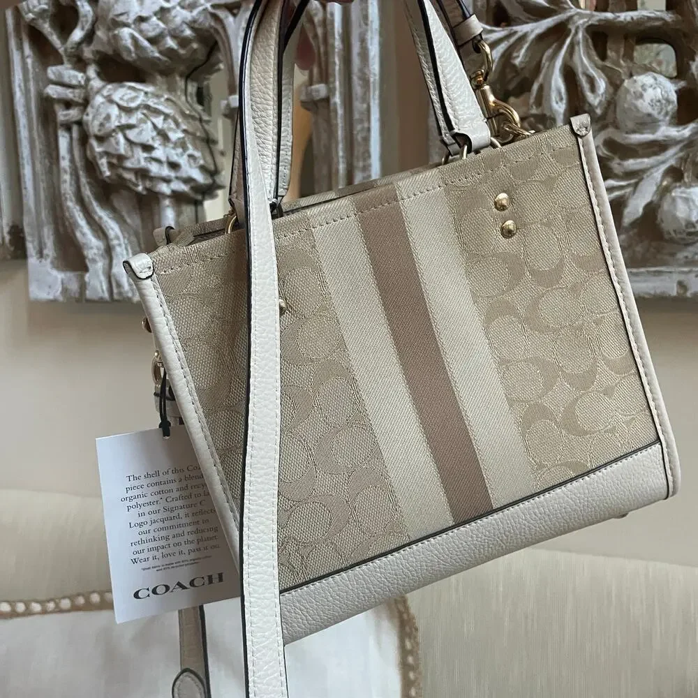 Coach Dempsey Tote 22 & Matching Wristlet Wallet 2-Piece Set C8417